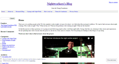 Desktop Screenshot of nightworkers.wordpress.com
