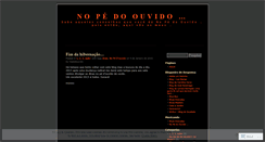 Desktop Screenshot of nopedouvido.wordpress.com