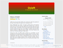Tablet Screenshot of ozleft.wordpress.com
