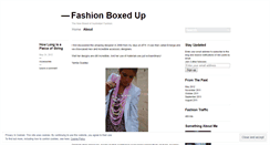 Desktop Screenshot of fashionboxedup.wordpress.com
