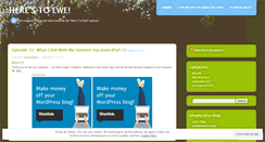 Desktop Screenshot of herestoewe.wordpress.com