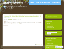 Tablet Screenshot of herestoewe.wordpress.com