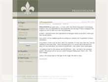 Tablet Screenshot of praegustator.wordpress.com