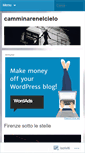 Mobile Screenshot of camminarenelcielo.wordpress.com
