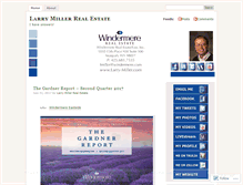 Tablet Screenshot of larrymillerre.wordpress.com