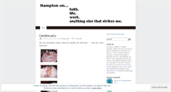 Desktop Screenshot of hampton.wordpress.com