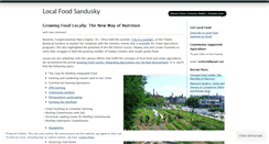 Desktop Screenshot of localfoodsandusky.wordpress.com