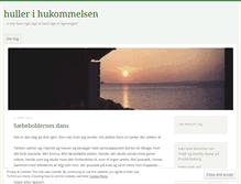 Tablet Screenshot of hullerihukommelsen.wordpress.com