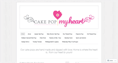 Desktop Screenshot of cakepopmheart.wordpress.com