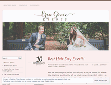 Tablet Screenshot of eringraceevents.wordpress.com