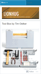 Mobile Screenshot of lionhug.wordpress.com