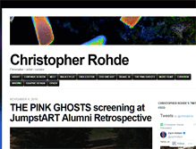 Tablet Screenshot of christopherrohde.wordpress.com