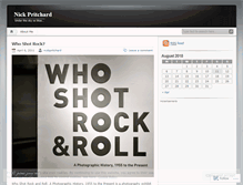 Tablet Screenshot of nickpritchard.wordpress.com