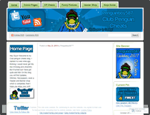 Tablet Screenshot of penguinboy587.wordpress.com