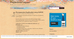Desktop Screenshot of preparandojapon.wordpress.com
