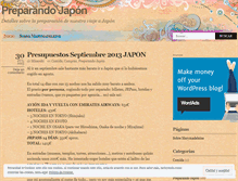 Tablet Screenshot of preparandojapon.wordpress.com