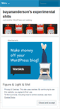 Mobile Screenshot of experimentalshit.wordpress.com