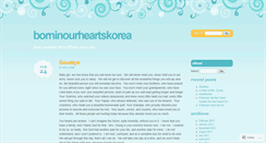 Desktop Screenshot of borninourheartskorea.wordpress.com