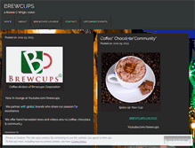 Tablet Screenshot of brewcups.wordpress.com