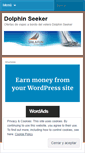 Mobile Screenshot of dolphinseeker.wordpress.com