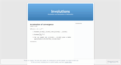 Desktop Screenshot of involution.wordpress.com