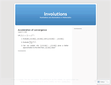 Tablet Screenshot of involution.wordpress.com
