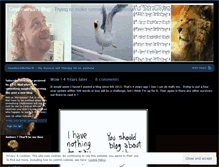 Tablet Screenshot of gingersimon.wordpress.com
