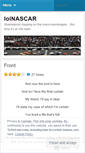 Mobile Screenshot of lolnascar.wordpress.com