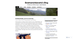 Desktop Screenshot of bowmansinbavaria.wordpress.com