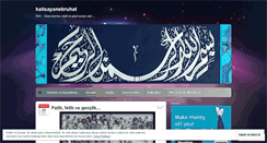 Desktop Screenshot of halisayanebruhat.wordpress.com