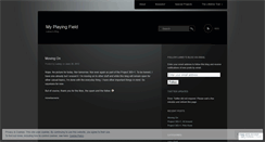 Desktop Screenshot of myplayingfield.wordpress.com