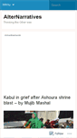 Mobile Screenshot of alternarratives.wordpress.com