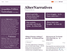 Tablet Screenshot of alternarratives.wordpress.com