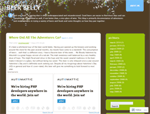 Tablet Screenshot of beerbellyadventures.wordpress.com