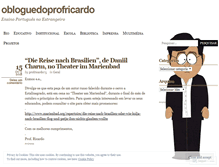 Tablet Screenshot of obloguedoprofricardo.wordpress.com