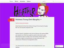 Tablet Screenshot of heatherheight.wordpress.com