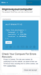Mobile Screenshot of improveyourcomputer.wordpress.com