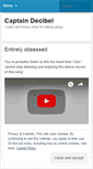 Mobile Screenshot of captaindecibel.wordpress.com