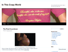 Tablet Screenshot of livininthiscrazyworld.wordpress.com