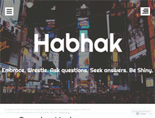 Tablet Screenshot of habhak.wordpress.com