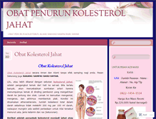 Tablet Screenshot of caramenurunkankolesteroljahat100.wordpress.com
