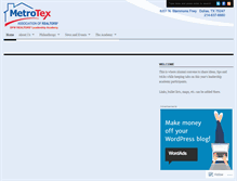 Tablet Screenshot of dfwleadership.wordpress.com