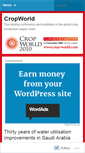 Mobile Screenshot of cropworld.wordpress.com