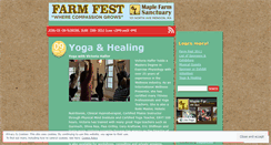 Desktop Screenshot of mfsfarmfest.wordpress.com