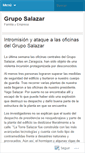 Mobile Screenshot of gruposalazar.wordpress.com