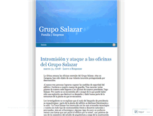 Tablet Screenshot of gruposalazar.wordpress.com