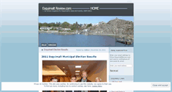 Desktop Screenshot of esquimaltreview.wordpress.com