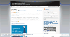 Desktop Screenshot of photographymadesimple.wordpress.com