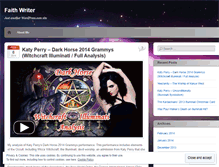 Tablet Screenshot of faithwriter2012.wordpress.com
