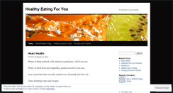 Desktop Screenshot of healthyeating4u.wordpress.com